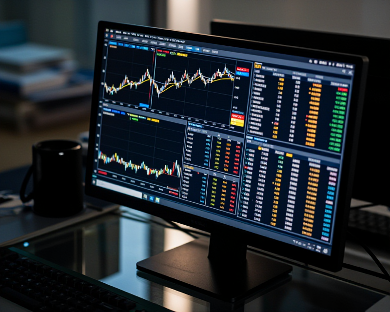 Financial Market Data Display
