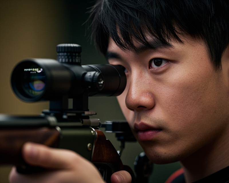 Focus of a Korean Shooter