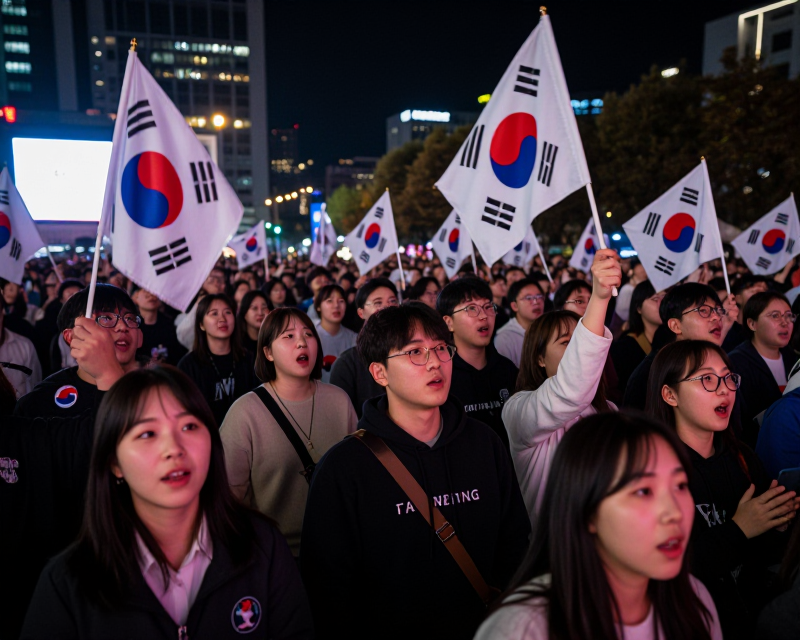 Victory Celebration in Gwanghwamun