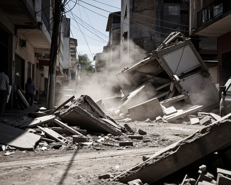Earthquake Aftermath in La Guaira