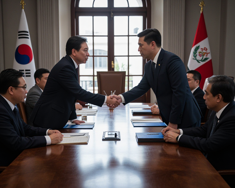 Diplomatic Meeting Scene