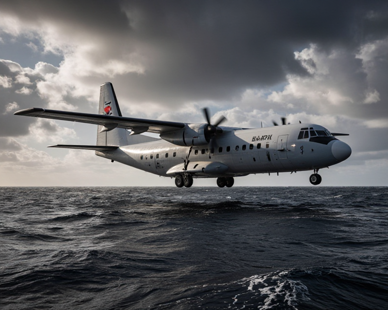 Maritime Patrol Aircraft over Sea