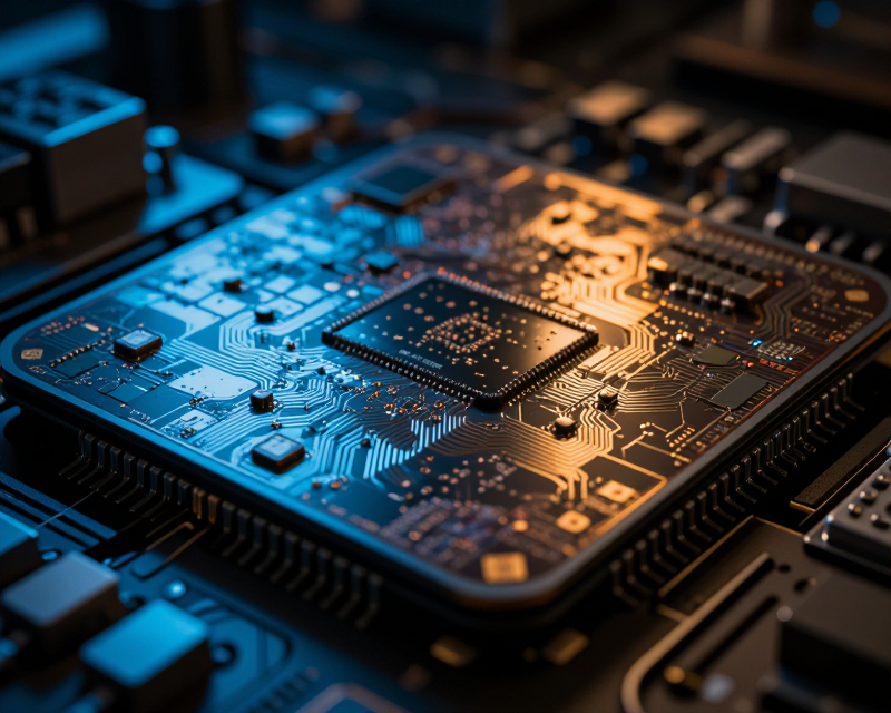 Semiconductor Economic Policy Concept