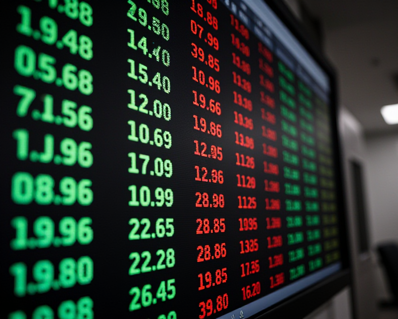 Financial Market Data Display