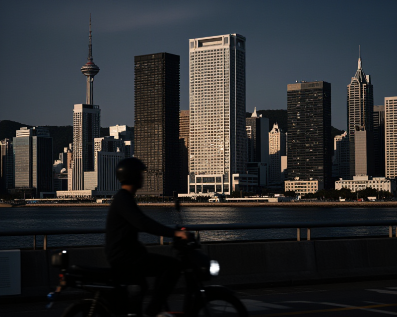 Seismic Tension in South Korean Cityscape