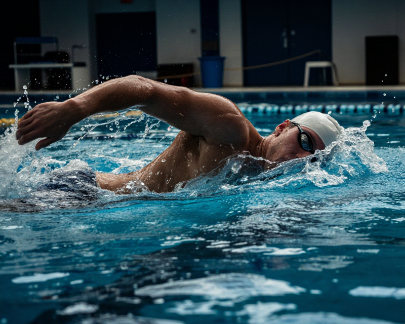 Dramatic Swimming Victory