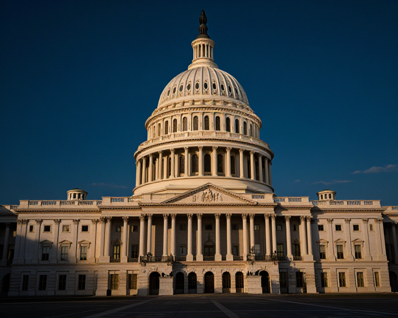 US Capitol Political Tension