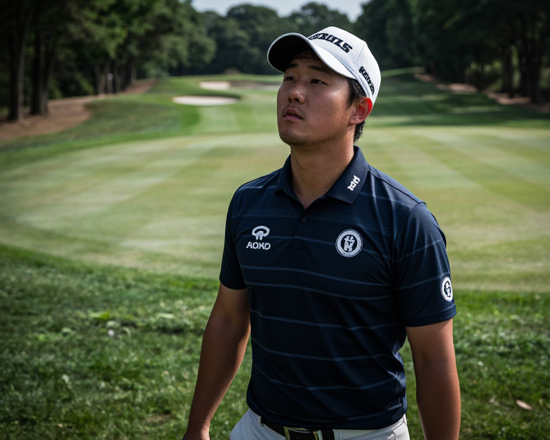 Victory Moment of Korean Golfer